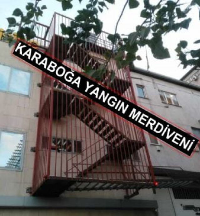 Karaboğa Sultangazi Yangın Merdiveni İmalatı Fiyatları